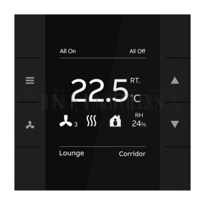 ABB KNX Yurika RTC switch sensor with 2/4-fold YUBR/U4.0.1-201 | Matt Black