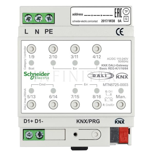 KNX DALI gateway 1-channel - Schneider MTN6725-0003