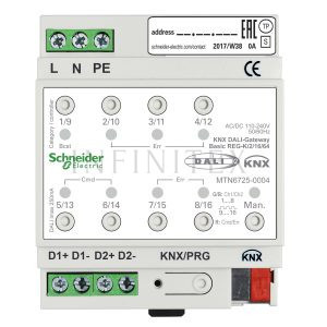 KNX DALI gateway 2-channel - Schneider MTN6725-0004