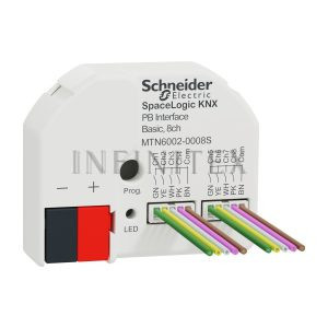SpaceLogic KNX Secure Push-Button Interface Basic 8-Channel MTN6002-0008S